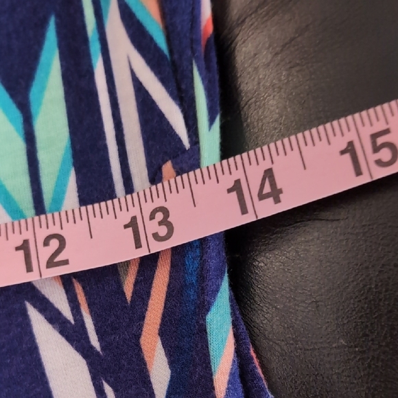 Colorful Chevron Pattern Dress - Picture 7 of 7